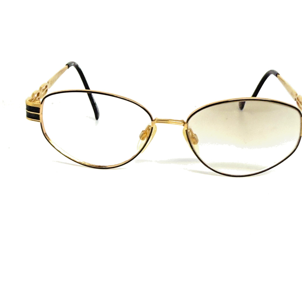 Tura Mod-709 Frames Women's Oval Eyeglasses Glasses Gold Black 54-15 19701‎
